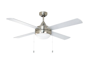 Maxim - 88794SN - 52"Ceiling Fan - Quattro - Satin Nickel