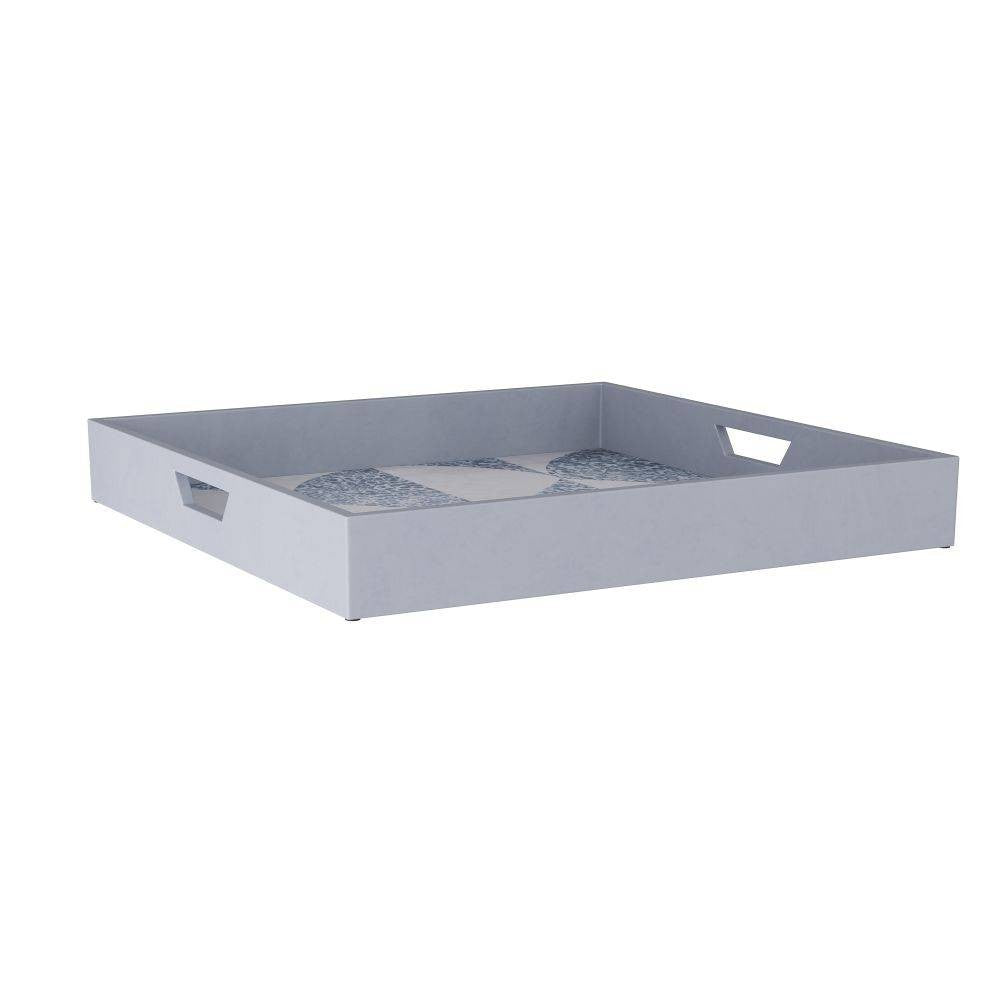 Arteriors - AYS02 - Tray - Alfie - Slate Blue Mosaic