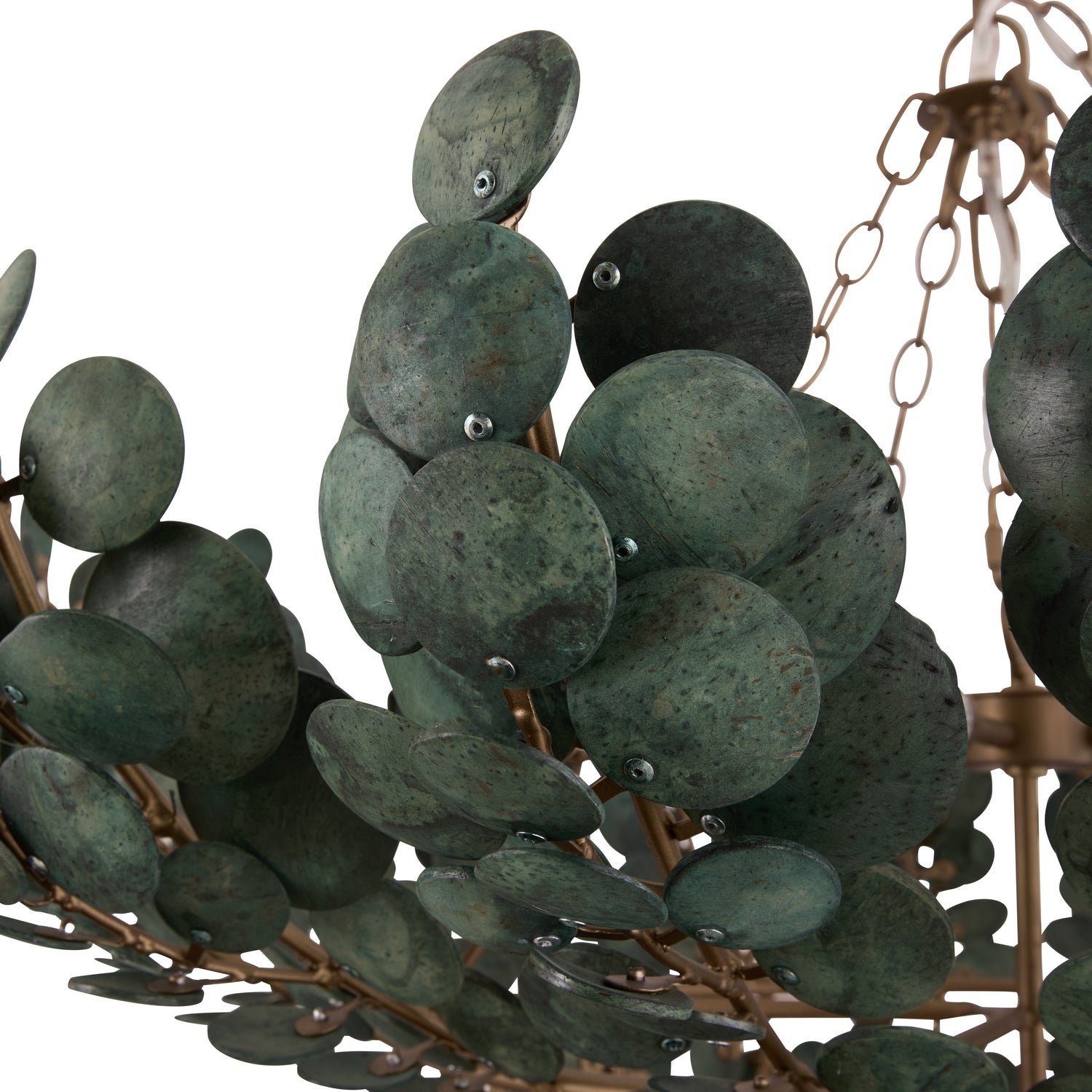 Arteriors - DMS14 - Chandelier - Bilal - EucalyptusÂ Coconut Shell