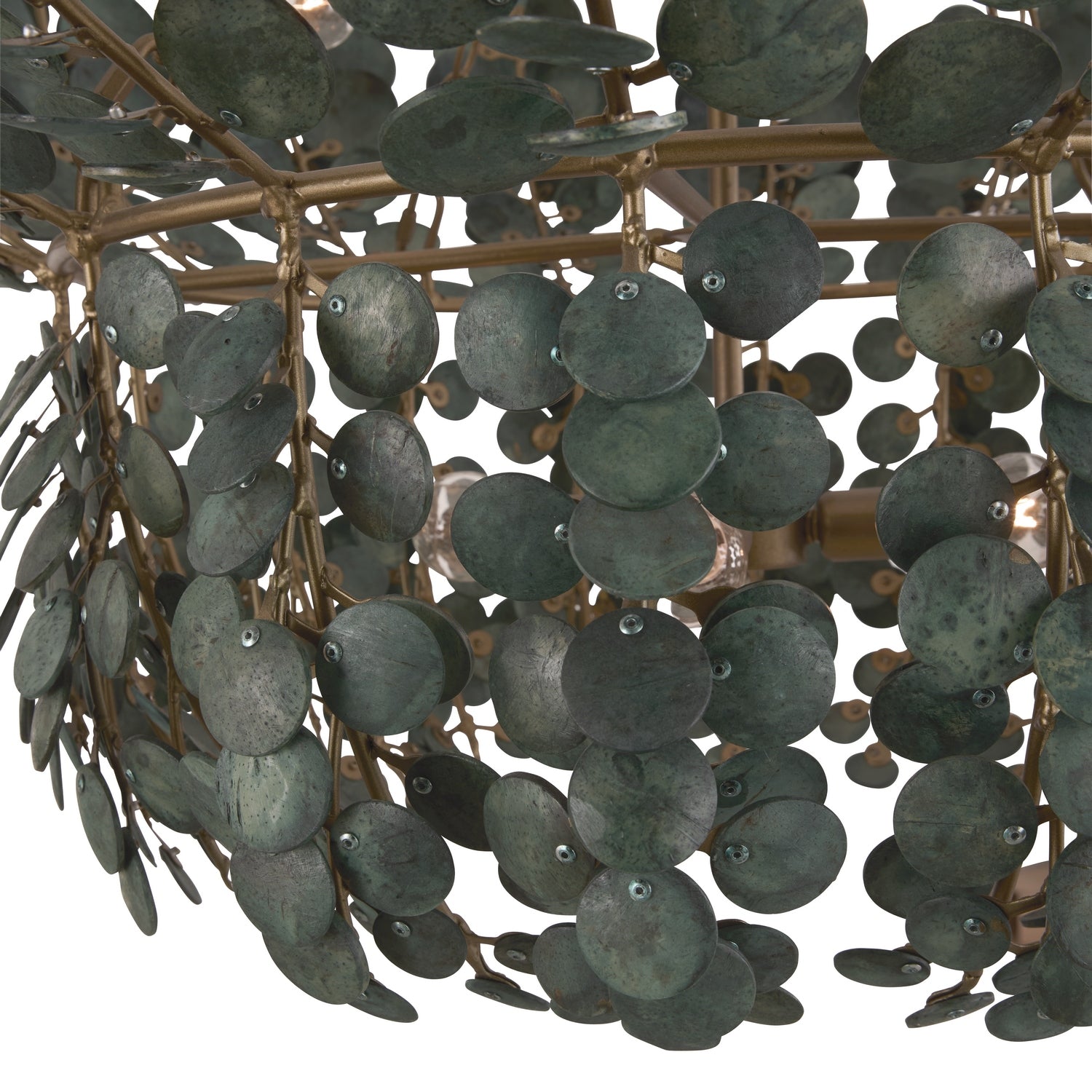 Arteriors - DMS14 - Chandelier - Bilal - EucalyptusÂ Coconut Shell