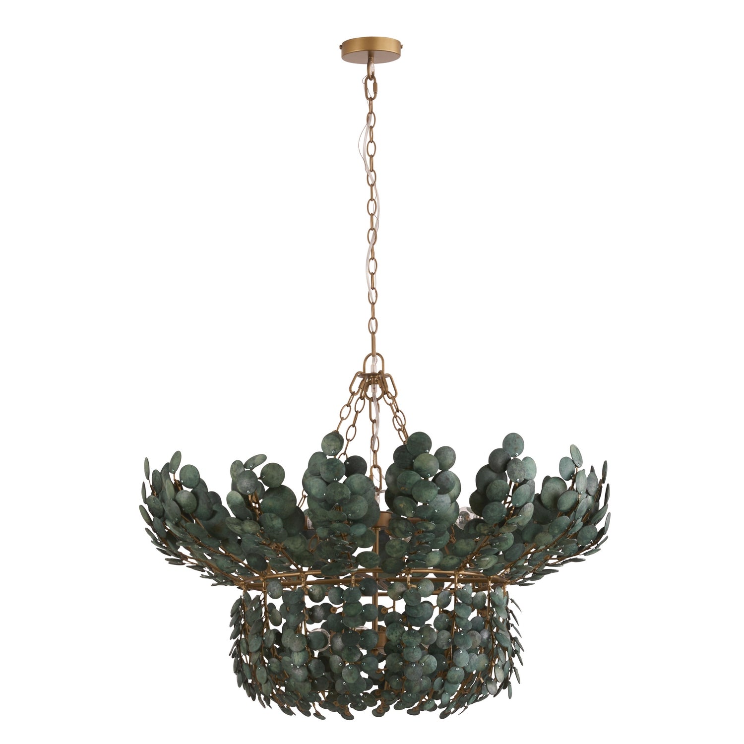 Arteriors - DMS14 - Chandelier - Bilal - EucalyptusÂ Coconut Shell