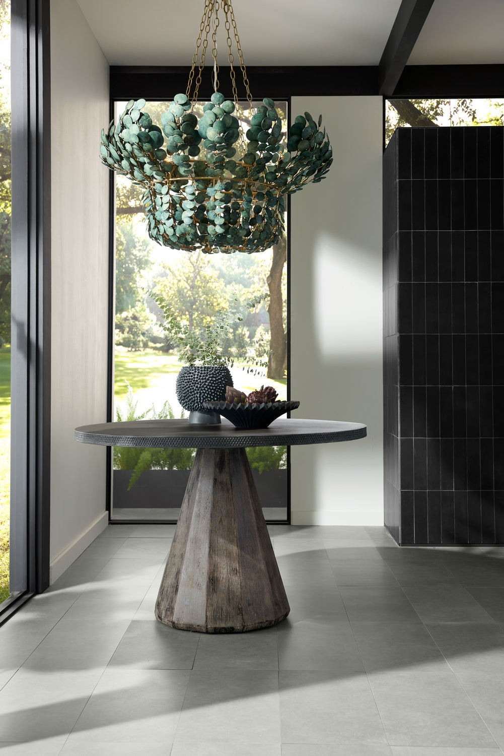 Arteriors - DMS14 - Chandelier - Bilal - EucalyptusÂ Coconut Shell