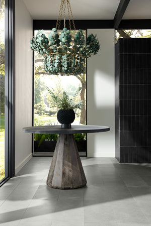 Arteriors - DMS14 - Chandelier - Bilal - EucalyptusÂ Coconut Shell