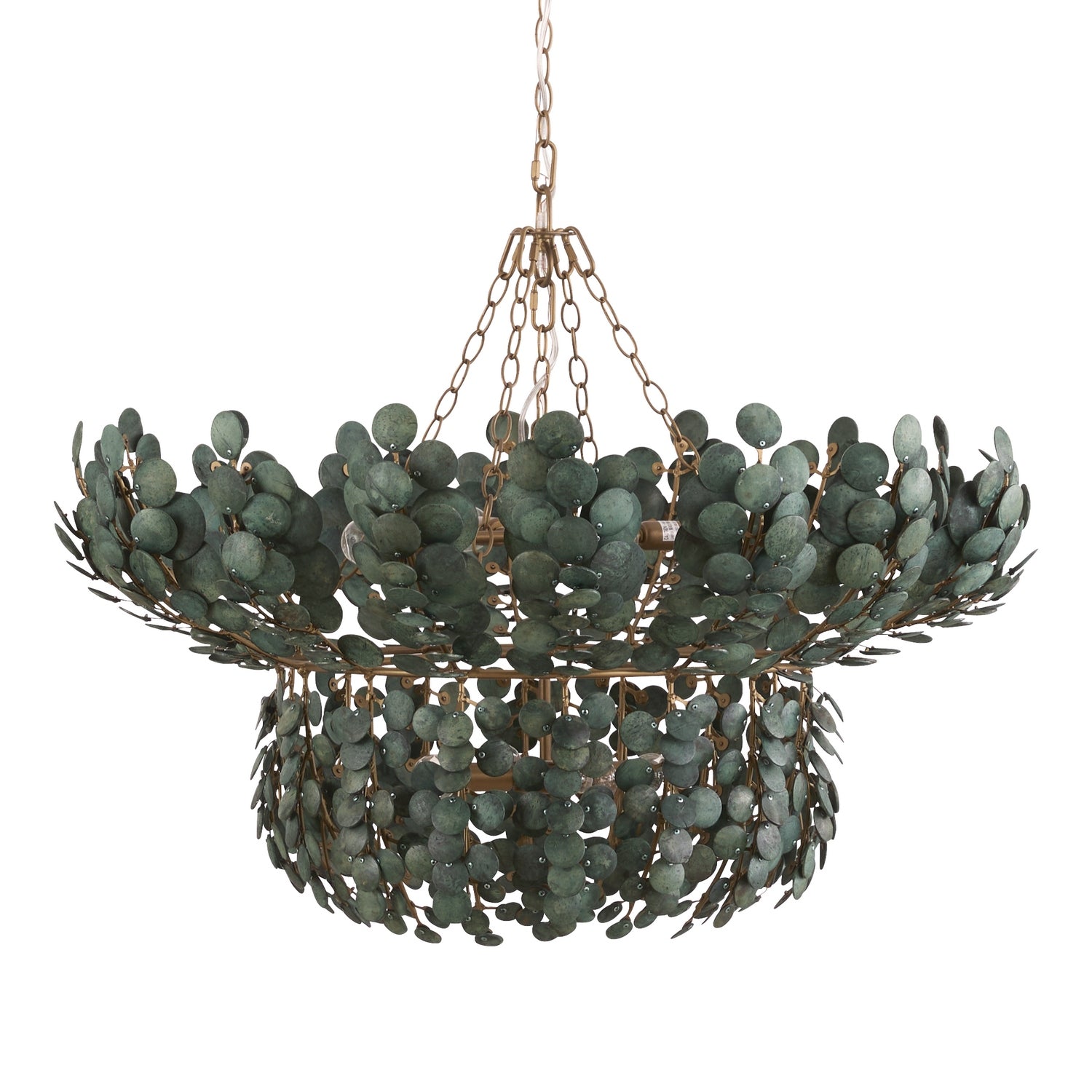 Arteriors - DMS14 - Chandelier - Bilal - EucalyptusÂ Coconut Shell