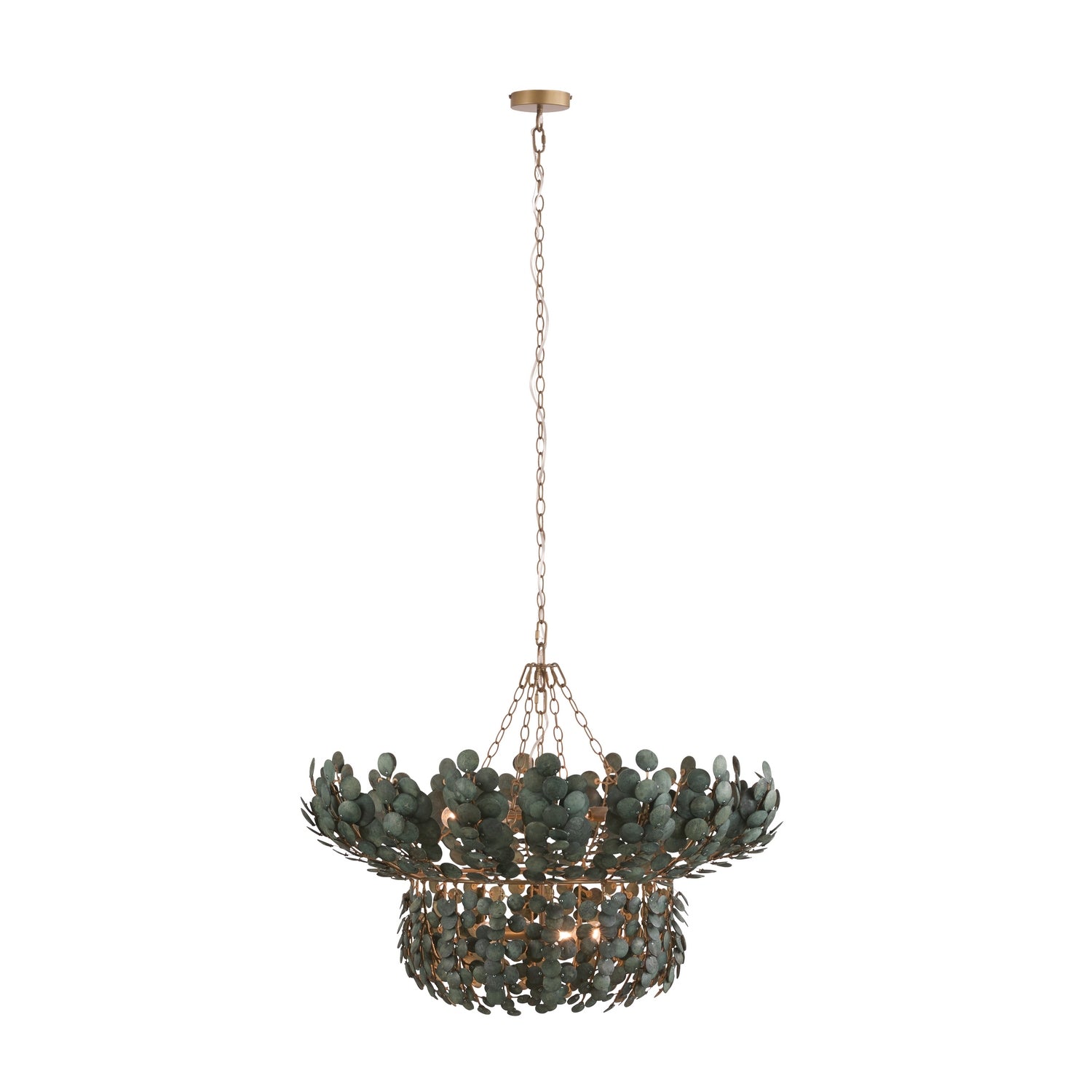 Arteriors - DMS14 - Chandelier - Bilal - EucalyptusÂ Coconut Shell