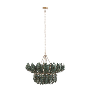 Arteriors - DMS14 - Chandelier - Bilal - EucalyptusÂ Coconut Shell