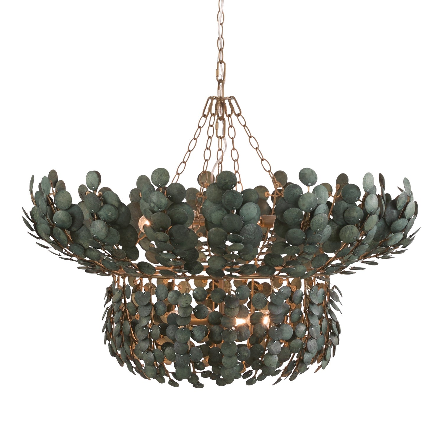 Arteriors - DMS14 - Chandelier - Bilal - EucalyptusÂ Coconut Shell