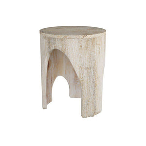 Arteriors - FEI18 - End Table - Berlof - Whitewash
