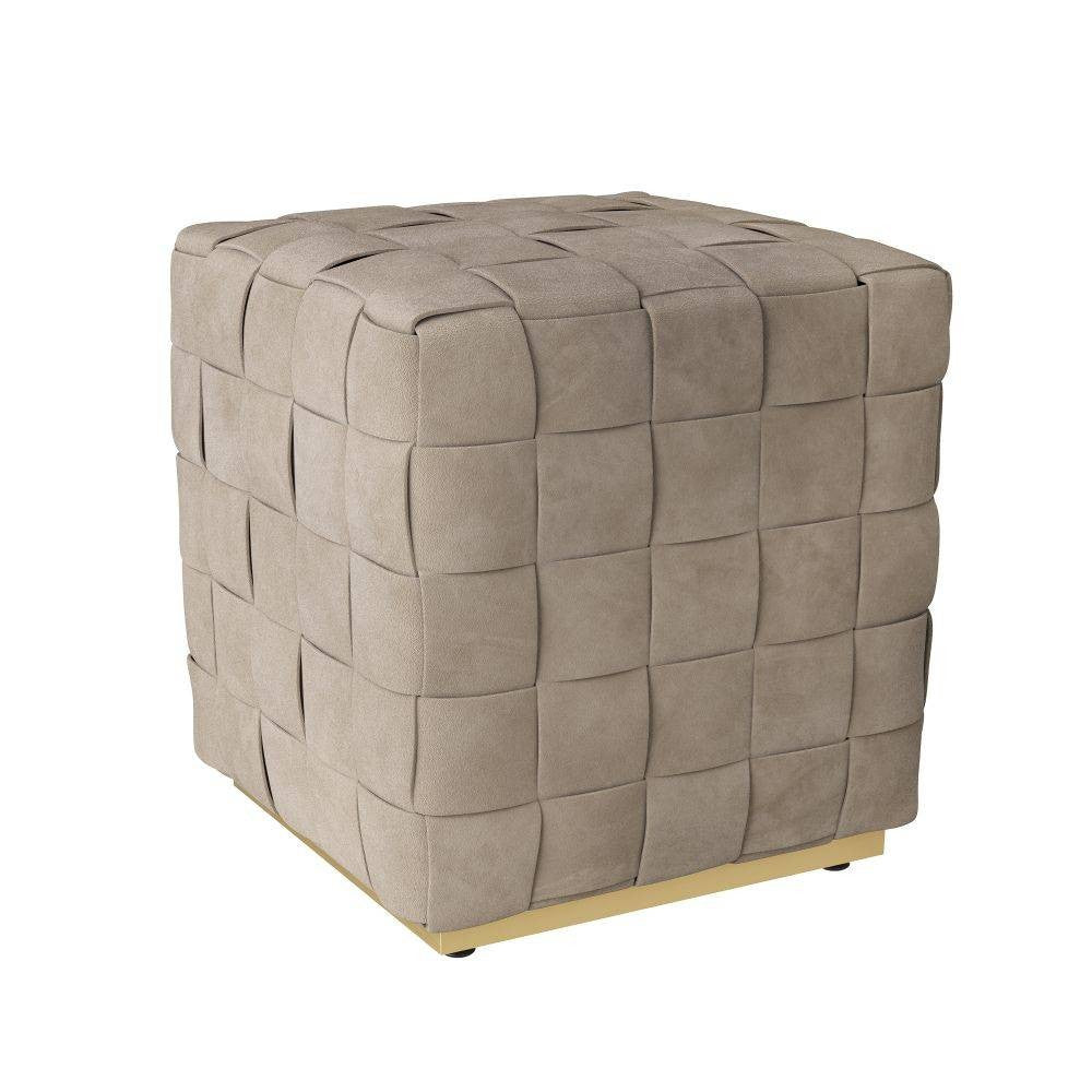 Arteriors - FOI11 - Ottoman - Lakewood - Dove