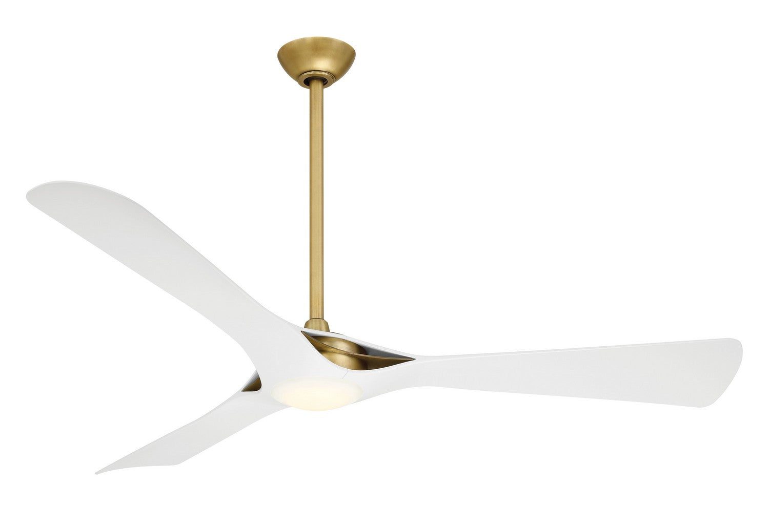 Minka Aire - F668L-LBR/WHF - 60"Ceiling Fan - Bridge - Legacy Brass