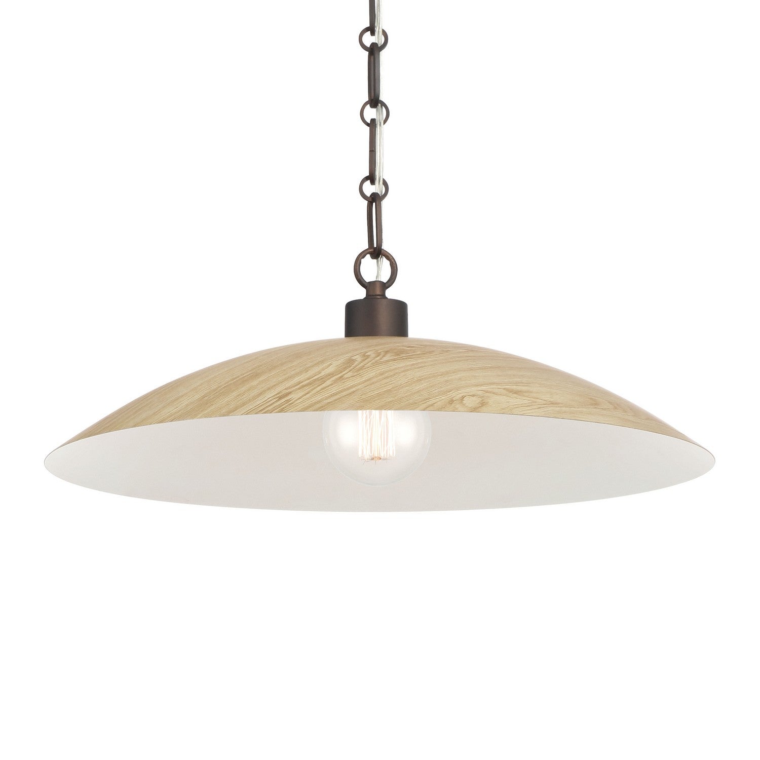 Minka-Lavery - 132-860 - One Light Pendant - Derby - Dark Bronze