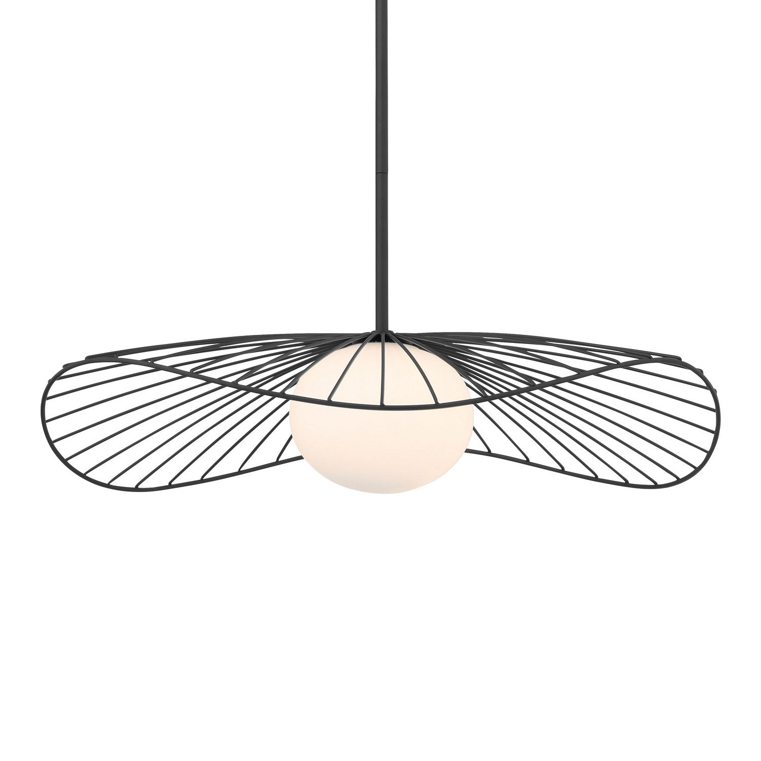 Minka-Lavery - 140-899 - One Light Pendant - Langley - Dark Matte Black