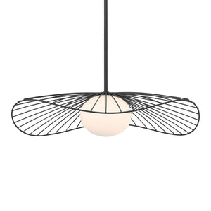 Minka-Lavery - 140-899 - One Light Pendant - Langley - Dark Matte Black