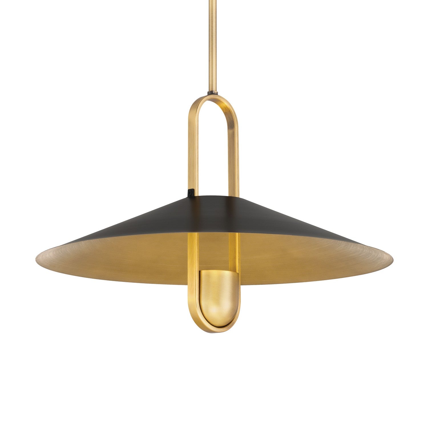 Minka-Lavery - 152-876 - One Light Pendant - Goldenridge - Matte Black