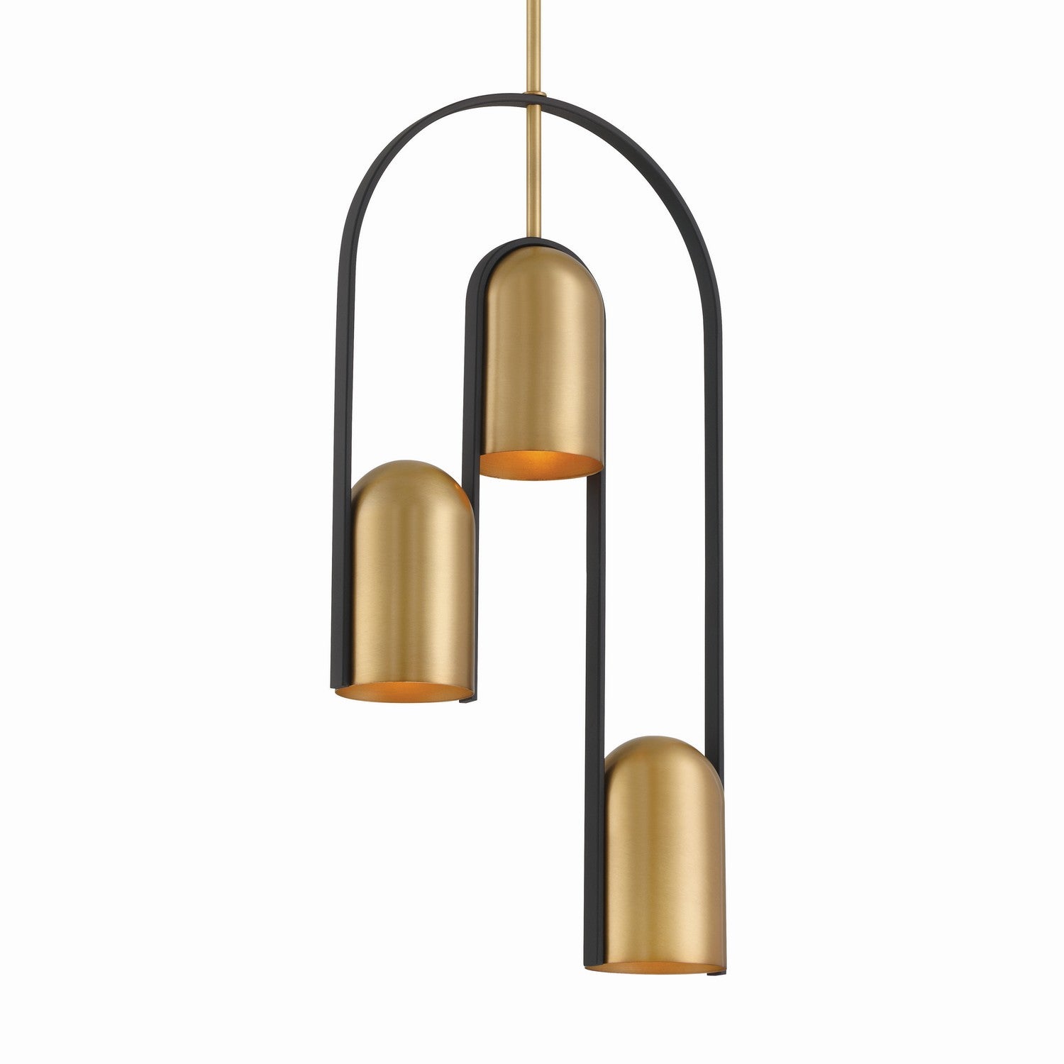 Minka-Lavery - 153-782 - Three Light Pendant - Cane - Legacy Brass