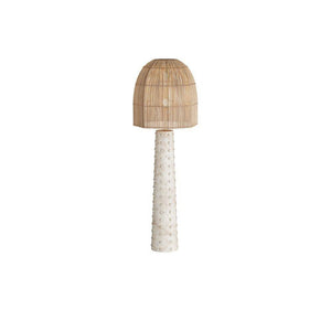Arteriors - PFS02 - Floor Lamp - Agnes - Mactan Stone, Resin
