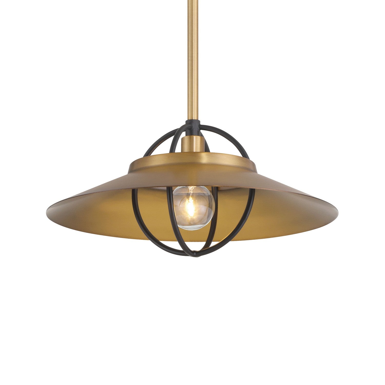 Minka-Lavery - 154-876 - One Light Pendant - Newburie - Legacy Brass