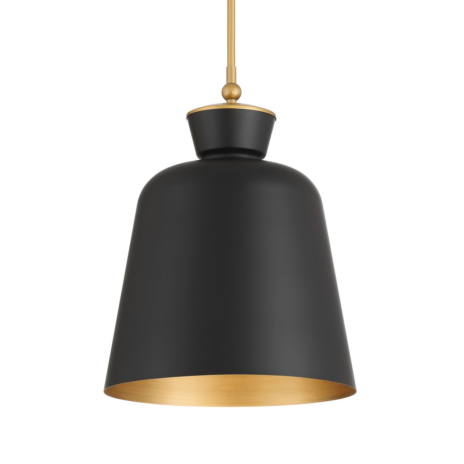 Minka-Lavery - 191-876 - One Light Pendant - Holloway - Dark Matte Black
