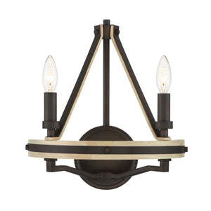 Minka-Lavery - 2622-860 - Two Light Wall Sconce - Sonoma - Dark Bronze