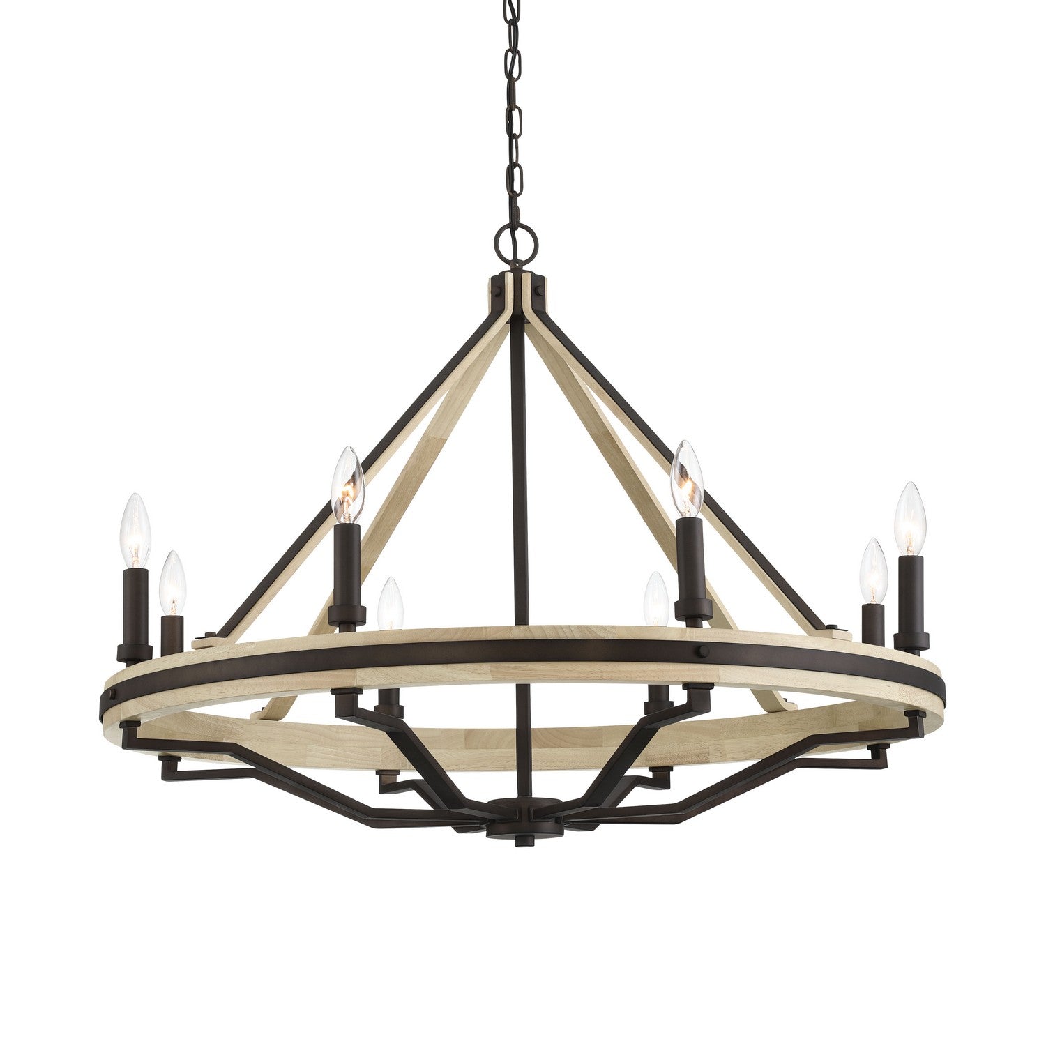 Minka-Lavery - 2628-860 - Eight Light Chandelier - Sonoma - Dark Bronze