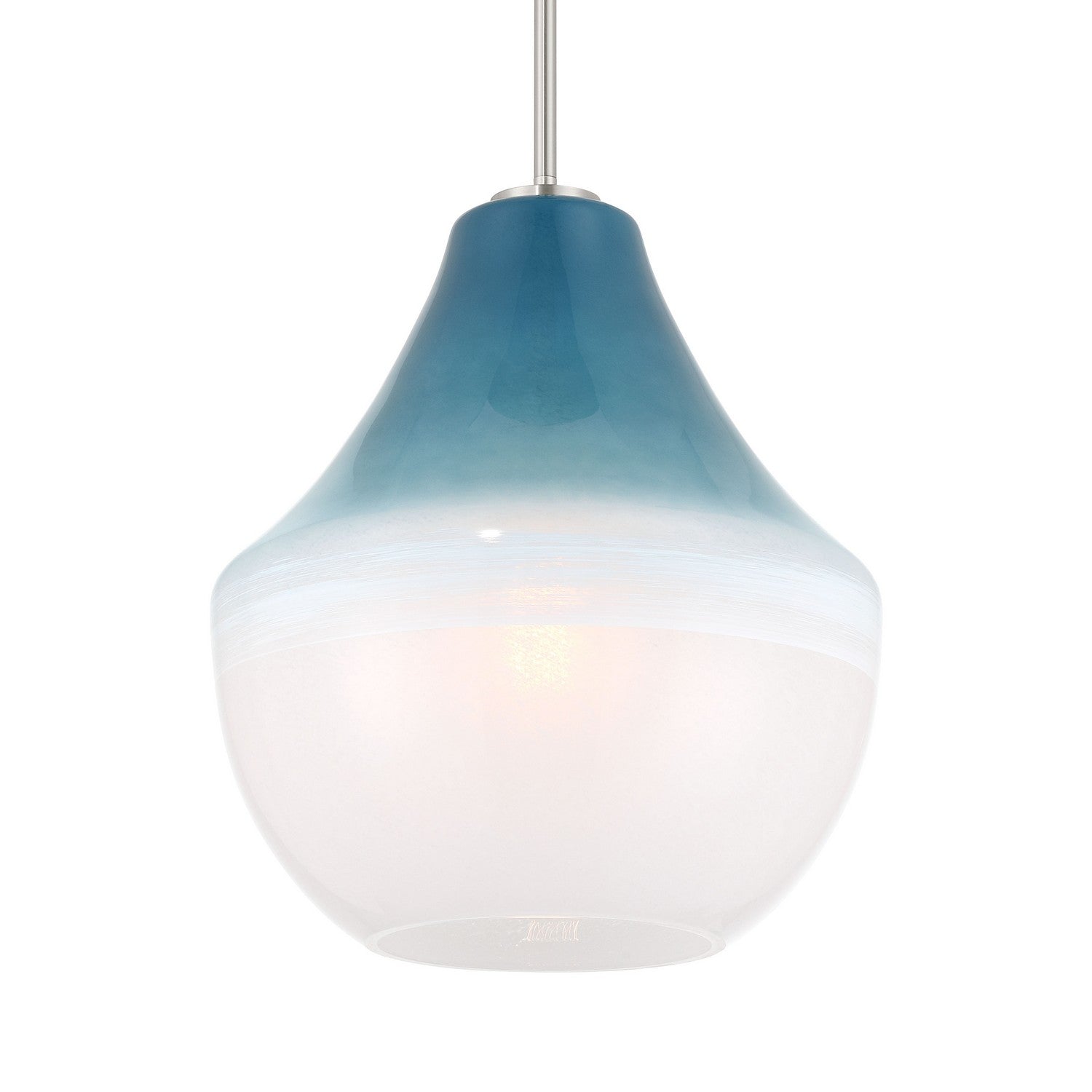 Minka-Lavery - 292-84 - One Light Pendant - Pacific - Brushed Nickel