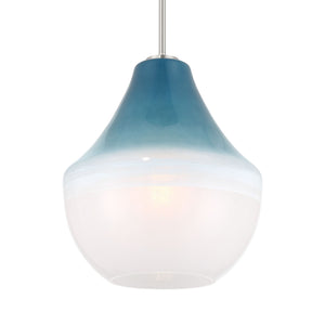 Minka-Lavery - 292-84 - One Light Pendant - Pacific - Brushed Nickel