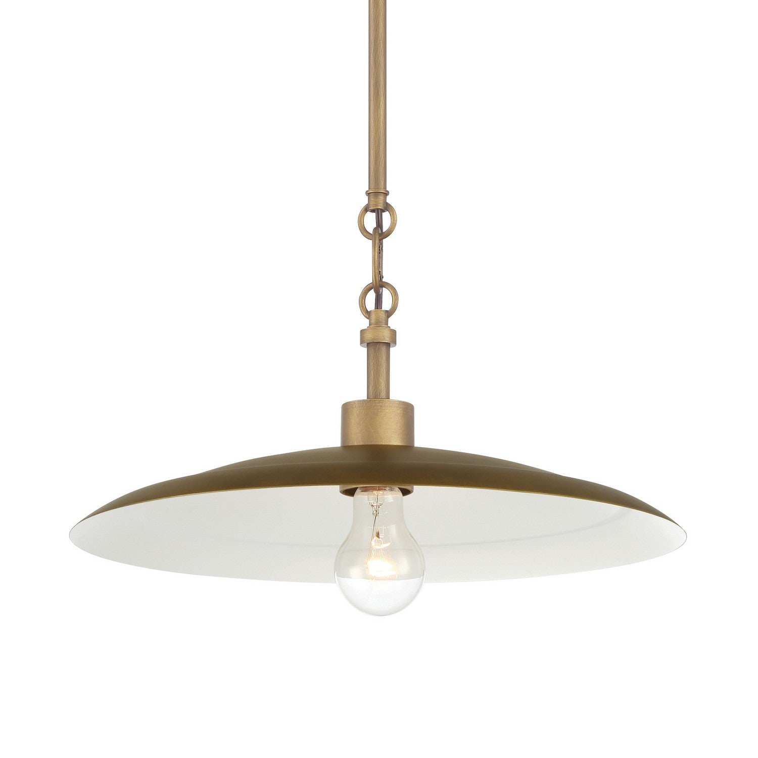 Minka-Lavery - 296-741 - One Light Pendant - York - Natural Brass