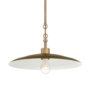 Minka-Lavery - 296-741 - One Light Pendant - York - Natural Brass