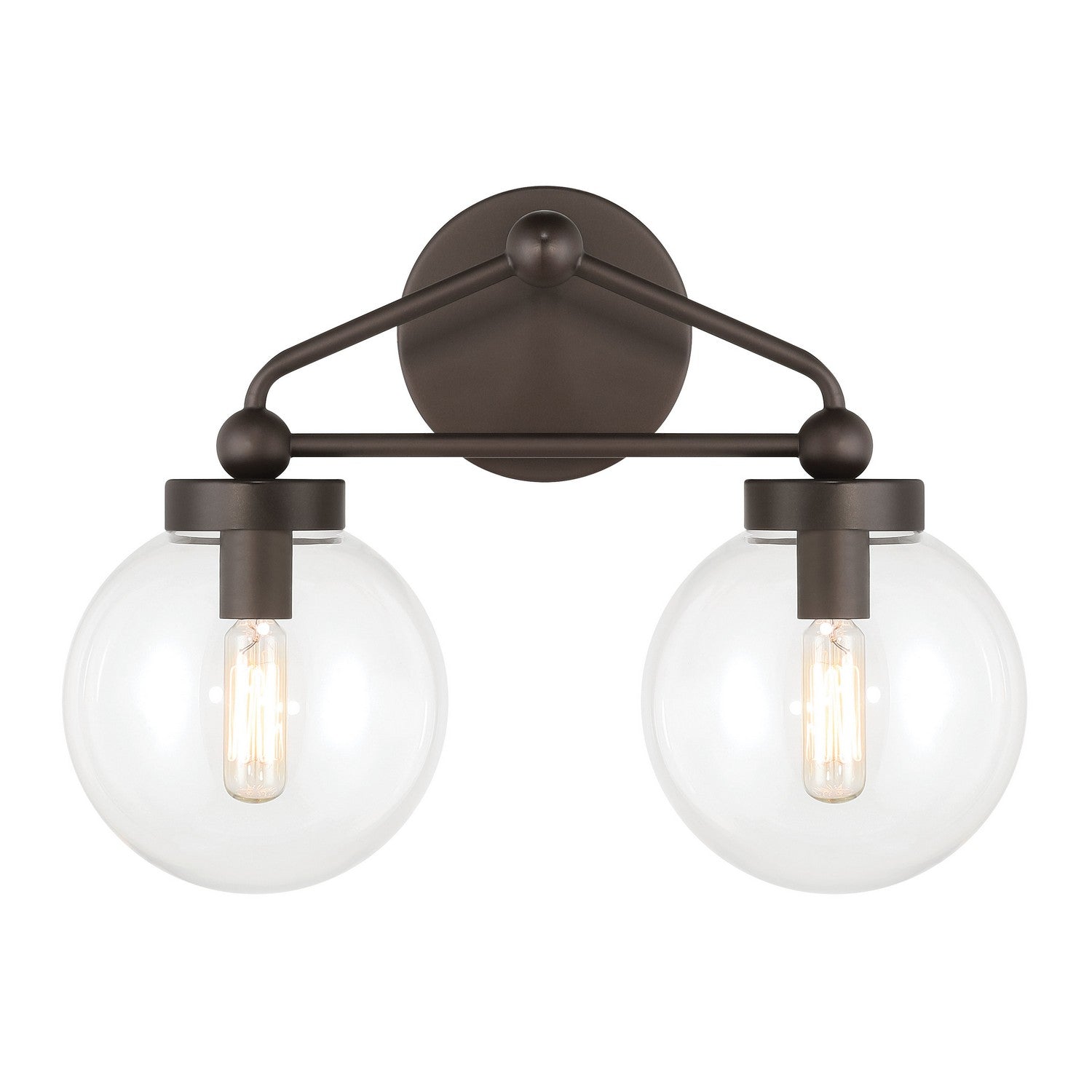 Minka-Lavery - 2972-860 - Two Light Vanity - Stella - Dark Bronze