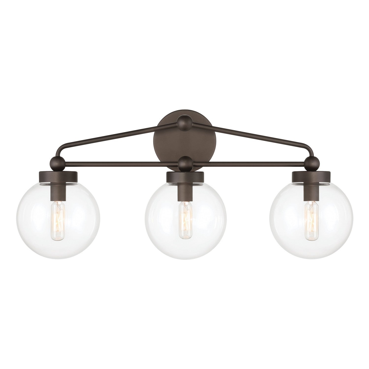 Minka-Lavery - 2973-860 - Three Light Vanity - Stella - Dark Bronze