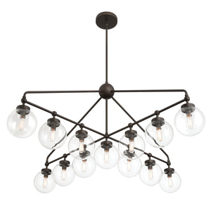 Minka-Lavery - 2975-860 - 13 Light Chandelier - Stella - Dark Bronze