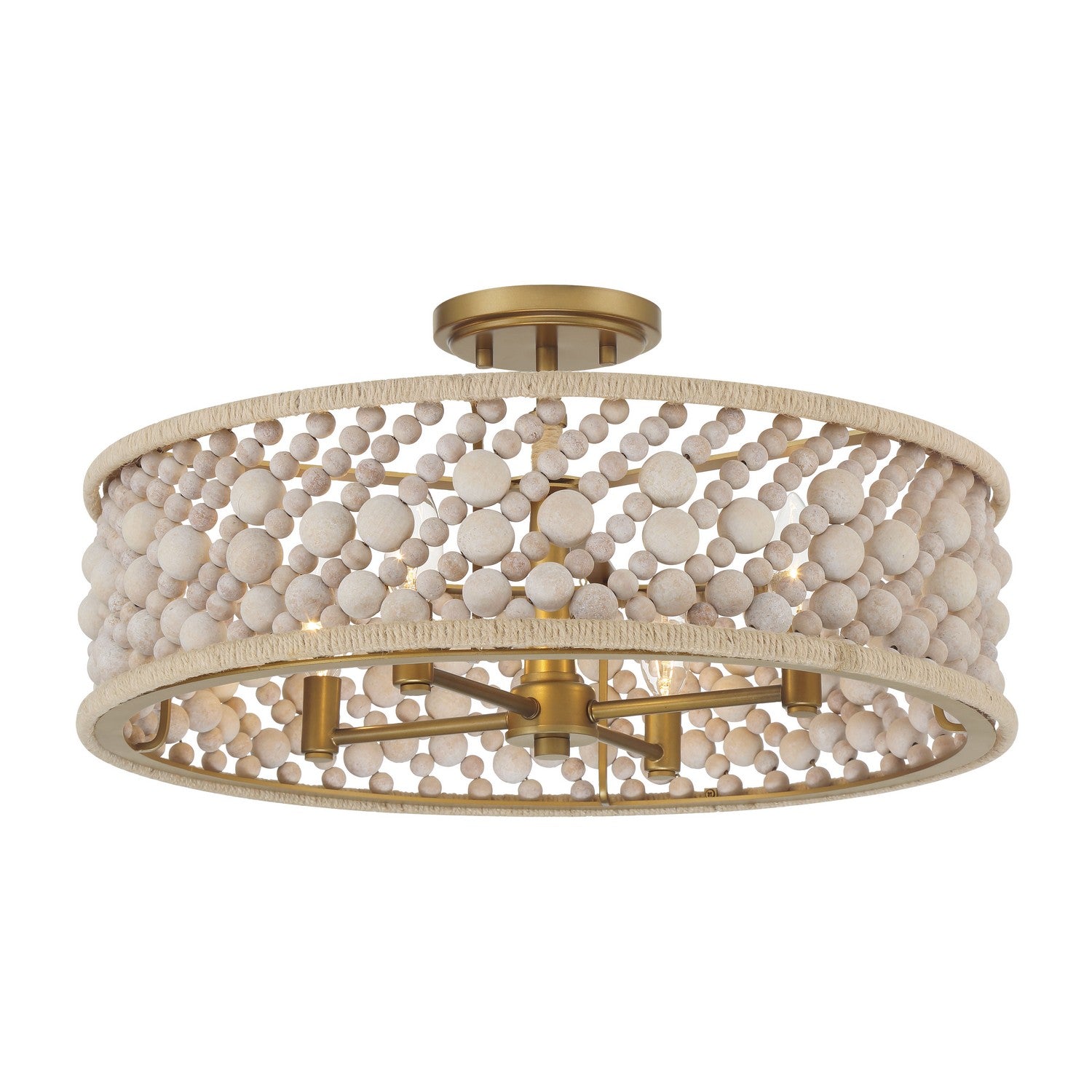 Minka-Lavery - 3645-870 - Four Light Semi Flush Mount - Horsmore - Painted Legacy Brass