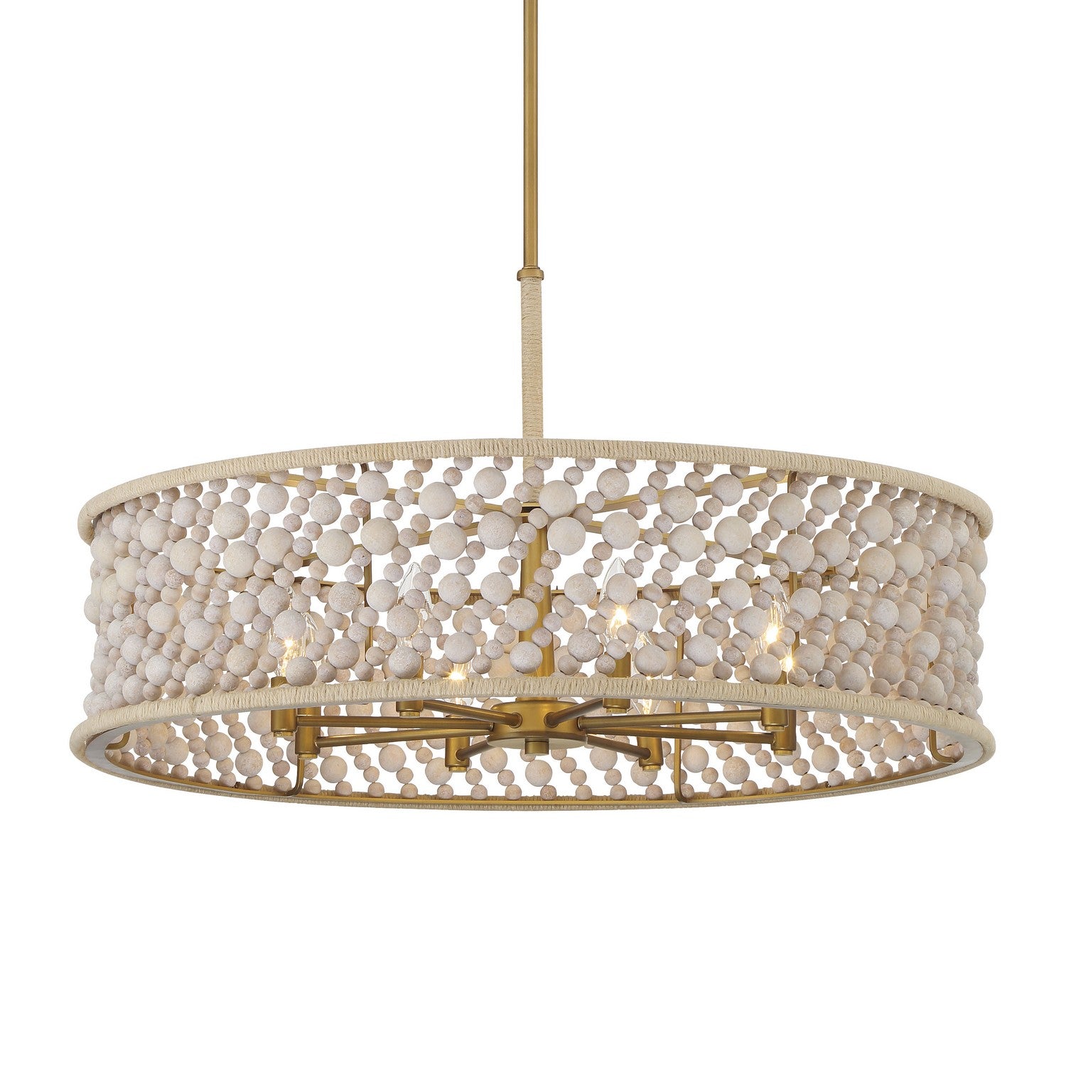 Minka-Lavery - 3646-870 - Eight Light Pendant - Horsmore - Painted Legacy Brass