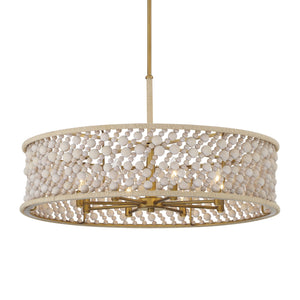 Minka-Lavery - 3646-870 - Eight Light Pendant - Horsmore - Painted Legacy Brass