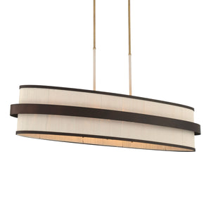Minka-Lavery - 3687-886 - Eight Light Island Pendant - Harbor Wrap - Dark Bronze
