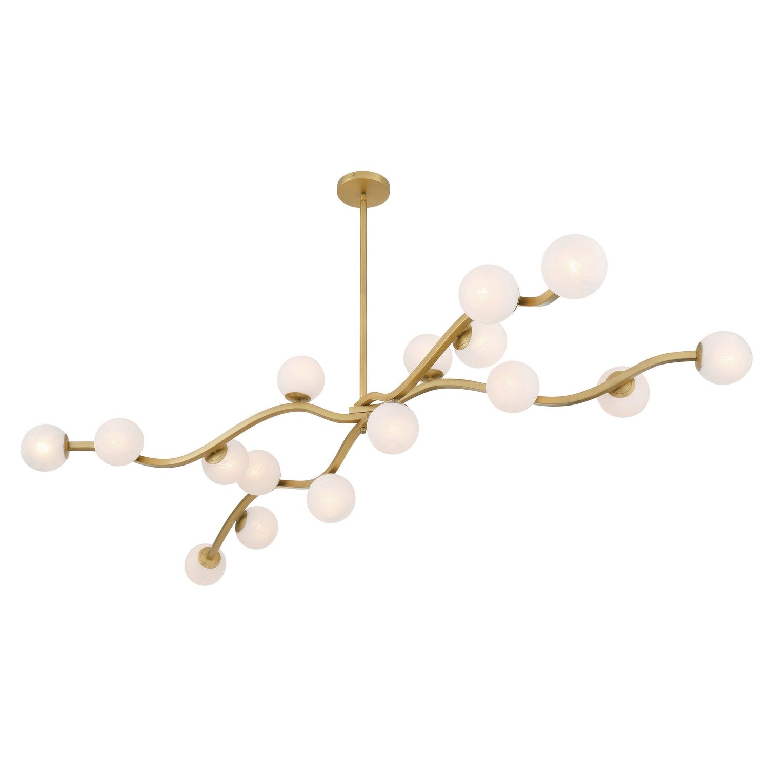 Minka-Lavery - 3749-732 - 16 Light Chandelier - Curven - Legacy Brass