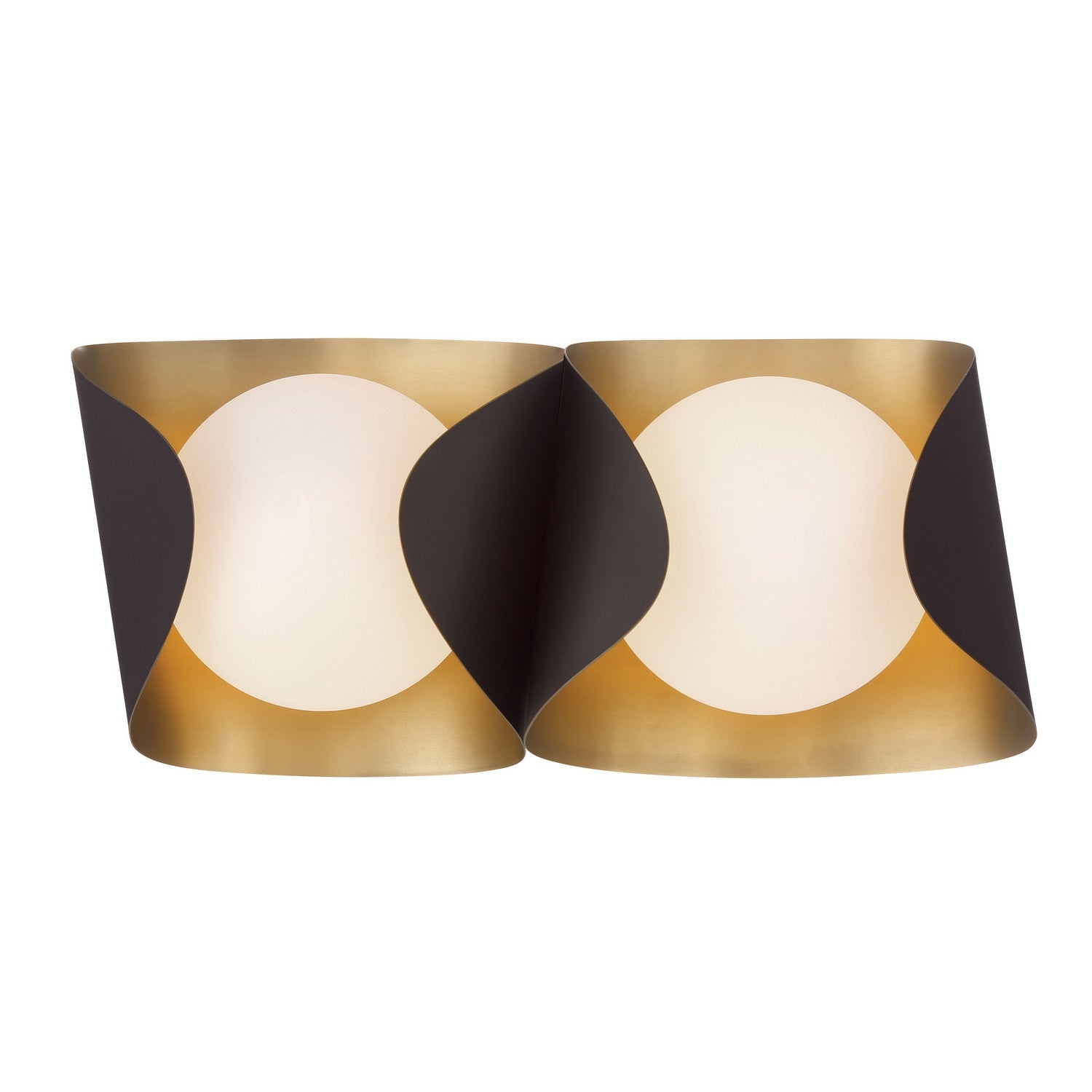 Minka-Lavery - 3772-855 - Two Light Vanity - Flare - Dark Bronze