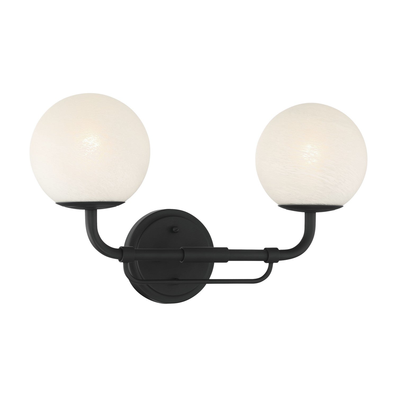 Minka-Lavery - 3792-899 - Two Light Vanity - Whitehall - Dark Matte Black