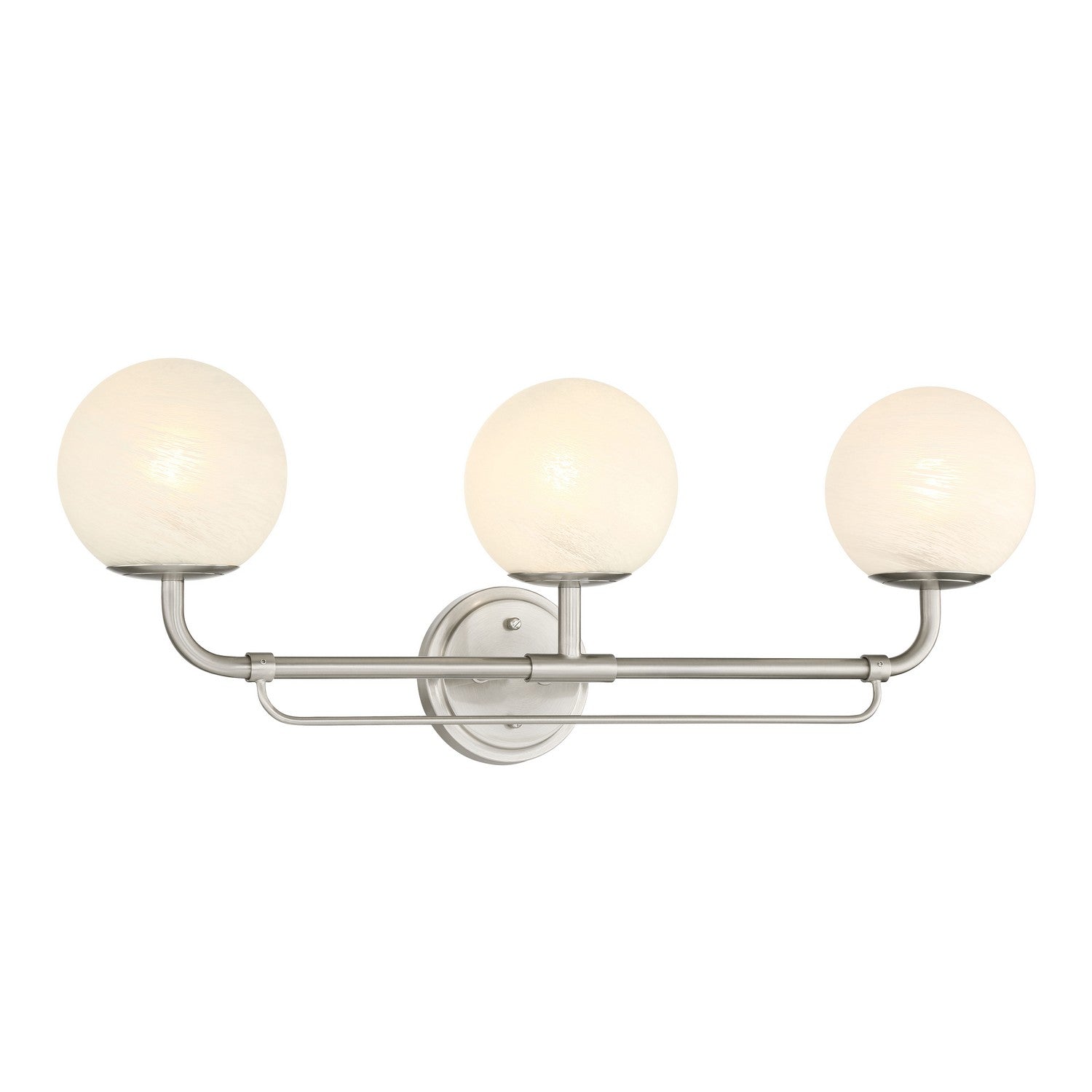 Minka-Lavery - 3793-84 - Three Light Vanity - Whitehall - Brushed Nickel