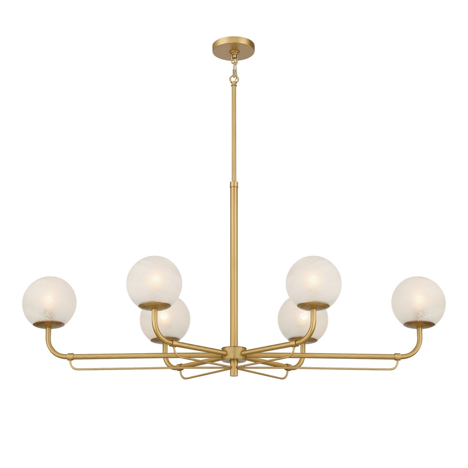 Minka-Lavery - 3796-732 - Six Light Island Pendant - Whitehall - Legacy Brass