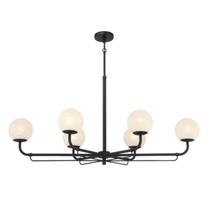 Minka-Lavery - 3796-899 - Six Light Island Pendant - Whitehall - Dark Matte Black