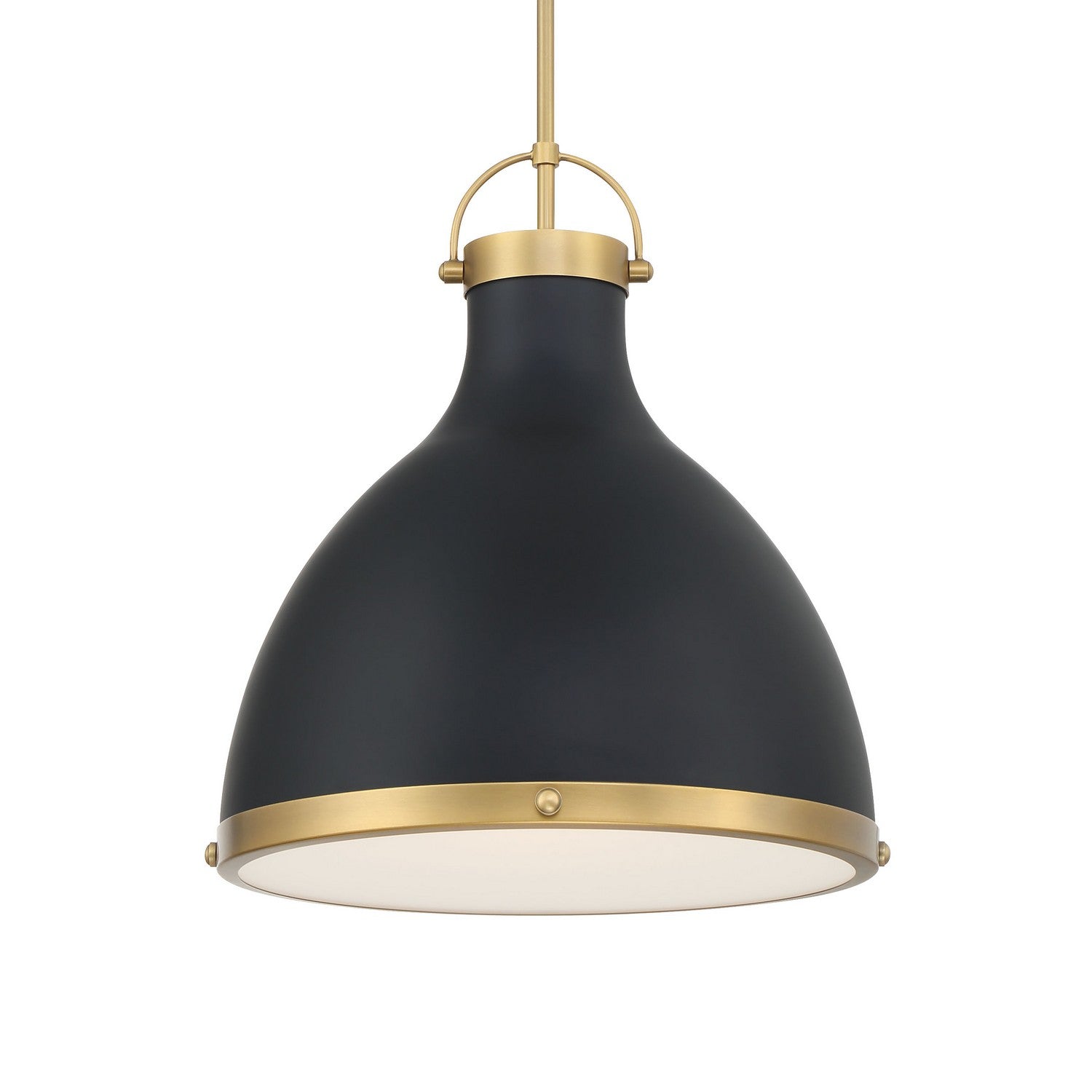 Minka-Lavery - 3932-876 - One Light Pendant - Lynk - Dark Matte Black