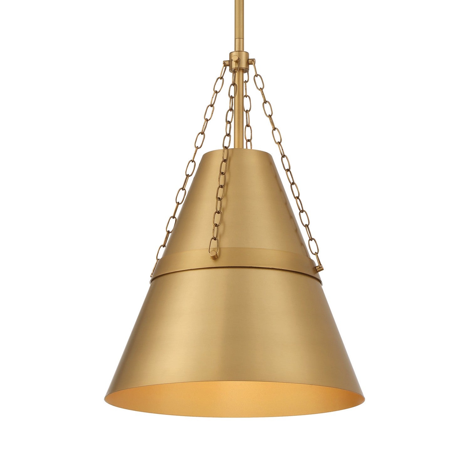 Minka-Lavery - 3933-732 - One Light Pendant - Springfield - Legacy Brass