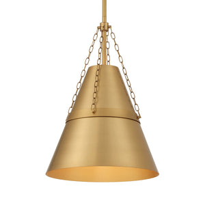 Minka-Lavery - 3933-732 - One Light Pendant - Springfield - Legacy Brass