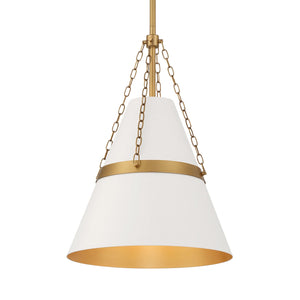 Minka-Lavery - 3933-879 - One Light Pendant - Springfield - Off White Cream