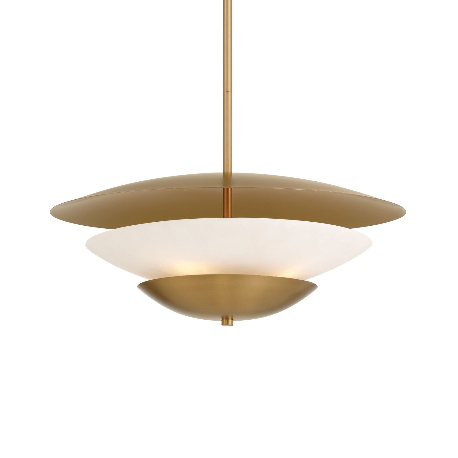 Minka-Lavery - 3944-732 - Four Light Pendant - Solara - Legacy Brass