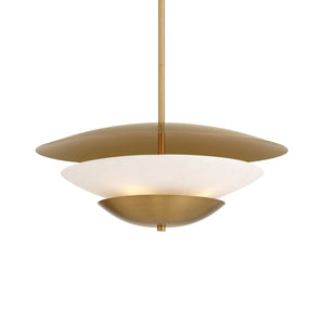 Minka-Lavery - 3944-732 - Four Light Pendant - Solara - Legacy Brass