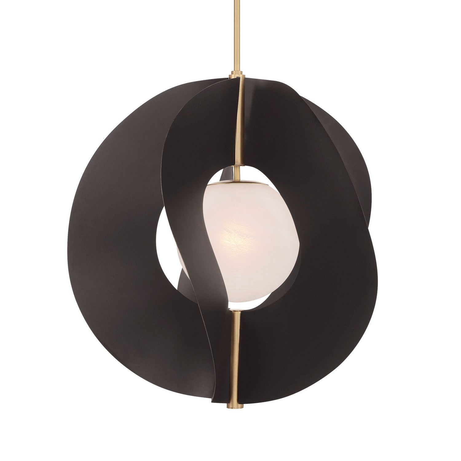 Minka-Lavery - 3951-855 - One Light Pendant - Gloria - Dark Bronze