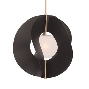 Minka-Lavery - 3951-855 - One Light Pendant - Gloria - Dark Bronze