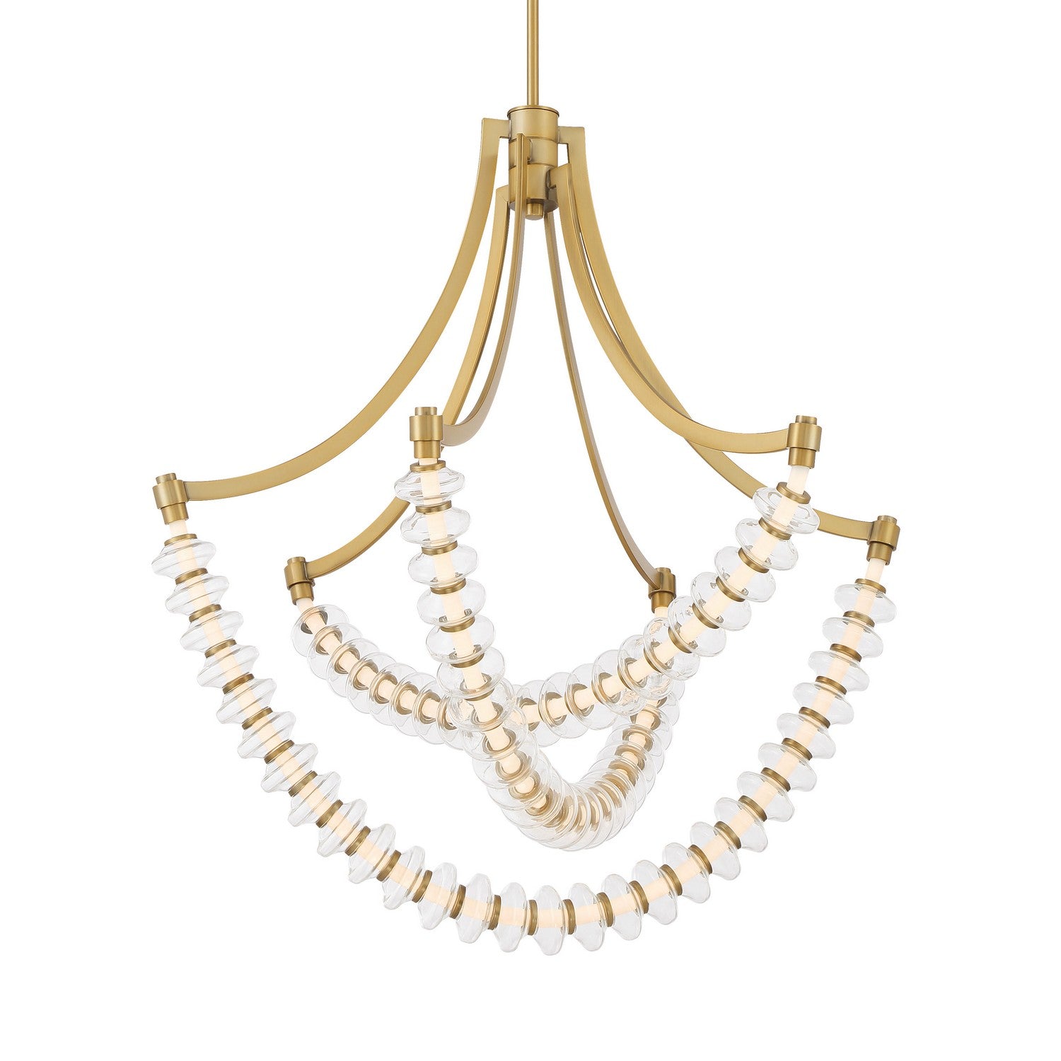 Minka-Lavery - 5646-732-L - LED Chandelier - Pearl - Legacy Brass